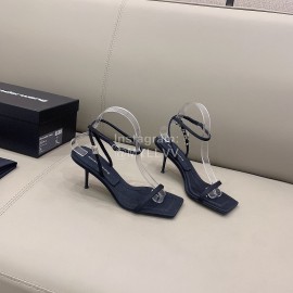 Alexander Wang Fashion Leather High Heeled Sandals For Women