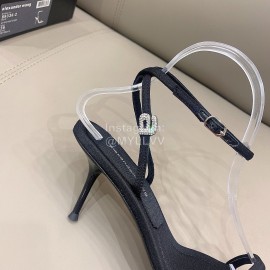 Alexander Wang Fashion Leather High Heeled Sandals For Women
