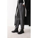 Acne Studios Winter Soft Wool Martin Boots For Women Black