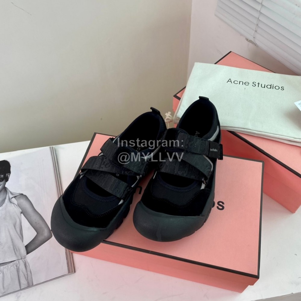 Acne Studios Webbing Velcro Casual Shoes For Women 