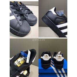 Adidas Originals Superstar Ii Black Sneakers