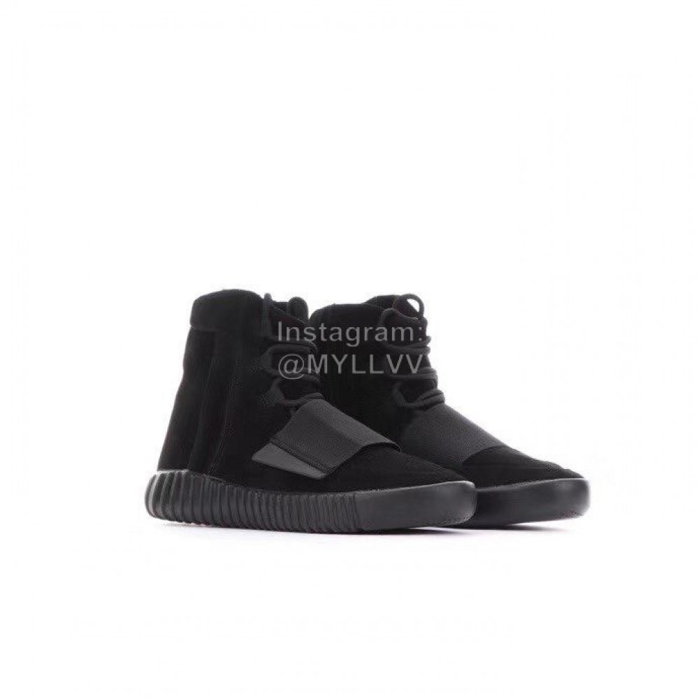 Adidas New High Silk Suede High Top Casual Sneakers For Men And Women Black