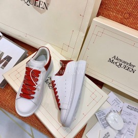 Alexander Mcqueen Fashion Casual Shoes For Men And Women Red