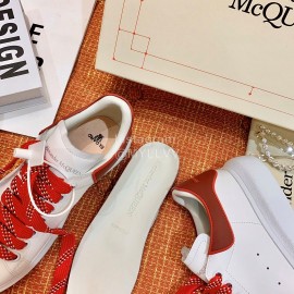 Alexander Mcqueen Fashion Casual Shoes For Men And Women Red