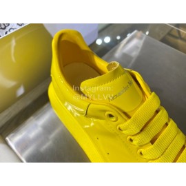 Alexander Mcqueen Fashion Simple Yellow Casual Shoes For Men And Women