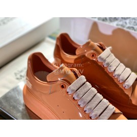 Alexander Mcqueen Fashion Simple Casual Shoes For Men And Women Orange