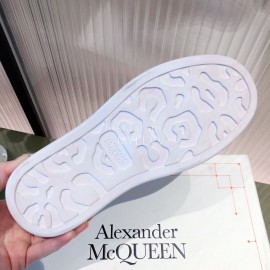 Alexandermcqueen Fashion Thick Soled Lace Up Casual Shoes For Men And Women Beige