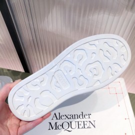 Alexandermcqueen Fashion Thick Soled Lace Up Casual Shoes For Men And Women White