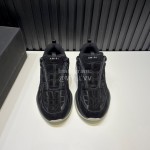 Amiri Leather Mesh Lightweight Sneakers For Men Black