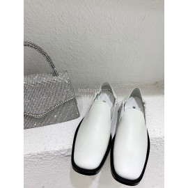 Ann Demeulemeester Fashion Soft Calf Leather Shoes For Women White