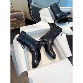Ann Demeulemeester Fashion Black Calf Leather Boots For Women 