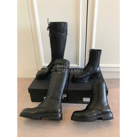 Ann Demeulemeester Fashion Black Calf Martin Boots For Women 