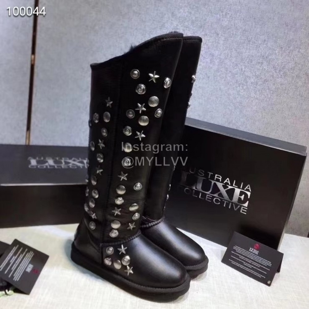 Australia Luxe Collective Winter Warm Wool Rivet Long Boots For Women