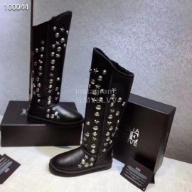 Australia Luxe Collective Winter Warm Wool Rivet Long Boots For Women