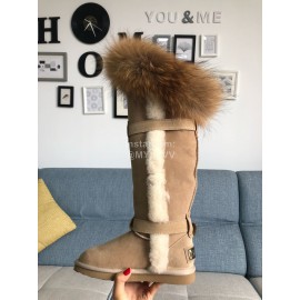 Australia Luxe Collective Winter Warm Wool Long Boots For Women Brown