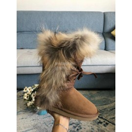 Australia Luxe Collective Winter Warm Wool Short Boots For Women Brown