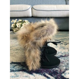 Australia Luxe Collective Winter Warm Wool Short Boots For Women Black