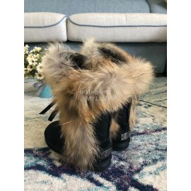 Australia Luxe Collective Winter Warm Wool Short Boots For Women Black