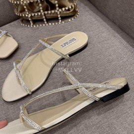 Badgley Mischka New Cowhide Diamond High Heel Sandals For Women