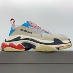 Balenciaga Triple S Clunky Sneakers Pink Blue