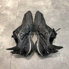 Balenciaga Tyrex Square Head Sneakers For Men And Women Black