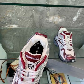 Balenciaga Clunky Sneakers For Men And Women Wine Red