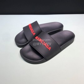 Balenciaga Fashion Red Letter Slippers For Men And Women