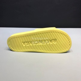 Balenciaga Fashion Letter Slippers For Men And Women Yellow
