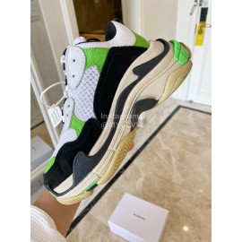 Balenciaga Cowhide Mesh Thick Soled Sneakers For Men And Women