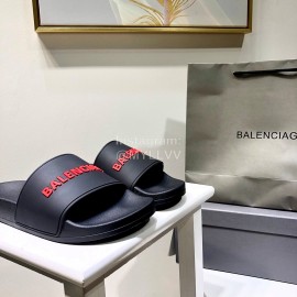Balenciaga Fashion Red Letter Printing Light Slippers For Men And Women