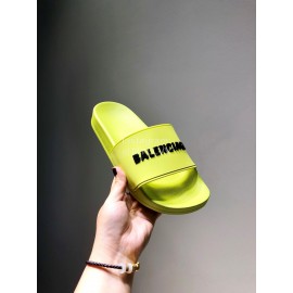 Balenciaga Fashion Letter Printing Light Slippers For Men And Women Yellow