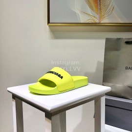 Balenciaga Fashion Letter Printing Light Slippers For Men And Women Yellow