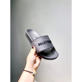 Balenciaga Fashion Letter Printing Light Slippers For Men And Women Gray