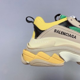 Balenciaga Fashion Thick Soles Mesh Sneakers For Men And Women Green