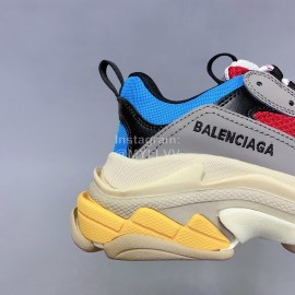Balenciaga Fashion Thick Soles Mesh Sneakers For Men And Women Red