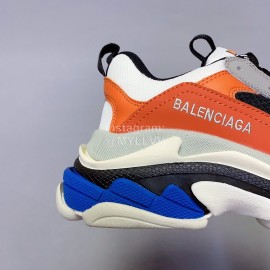 Balenciaga Fashion Thick Soles Mesh Sneakers For Men And Women Orange