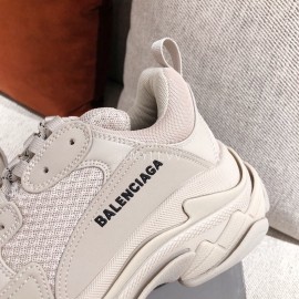 Balenciaga Fashion Thick Soles Sneakers For Women Beige