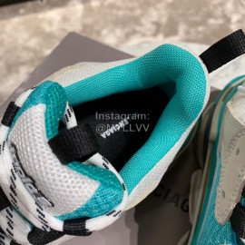 Balenciaga Triples New Thick Soles Sneakers For Men And Women Green
