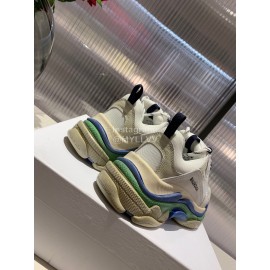 Balenciaga Triples Fashion Thick Soles Sneakers For Men And Women 