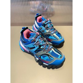 Balenciaga Triples New Blue Thick Soles Sneakers For Men And Women 