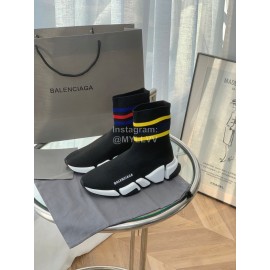 Balenciaga Fashion High Top Sock Shoes For Men And Women Black