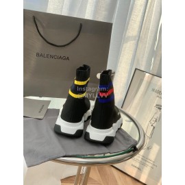 Balenciaga Fashion High Top Sock Shoes For Men And Women Black