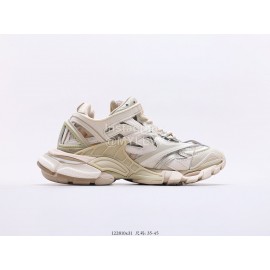 Balenciaga Fashion Lace Up Sneakers For Men And Women White