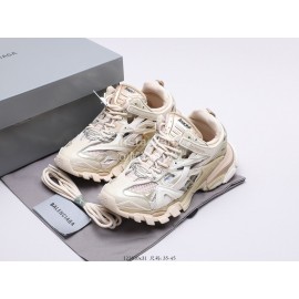 Balenciaga Fashion Lace Up Sneakers For Men And Women White