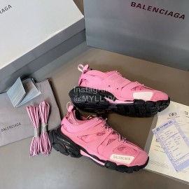 Balenciaga Fashion Lace Up Sneakers For Women Pink