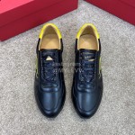 Bally New Calfskin Black Casual Sneakers For Men 