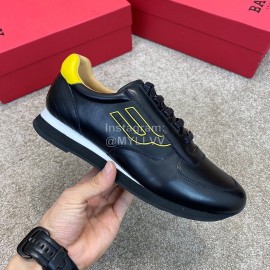 Bally New Calfskin Black Casual Sneakers For Men 