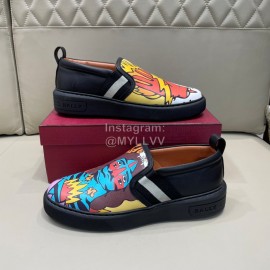 Bally New Printed Cowhide Casual Sneakers For Men 