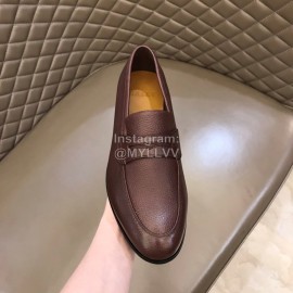 Bally Light Calfskin Shoes For Men Brown