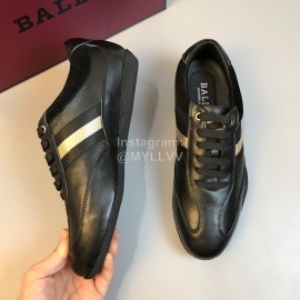 Bally Fashion Black Calf Leather Casual Shoes For Men 